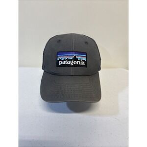 Patagonia Mesh Back Trucker Style Snapback Hat Classic Low‎ Profile Gray